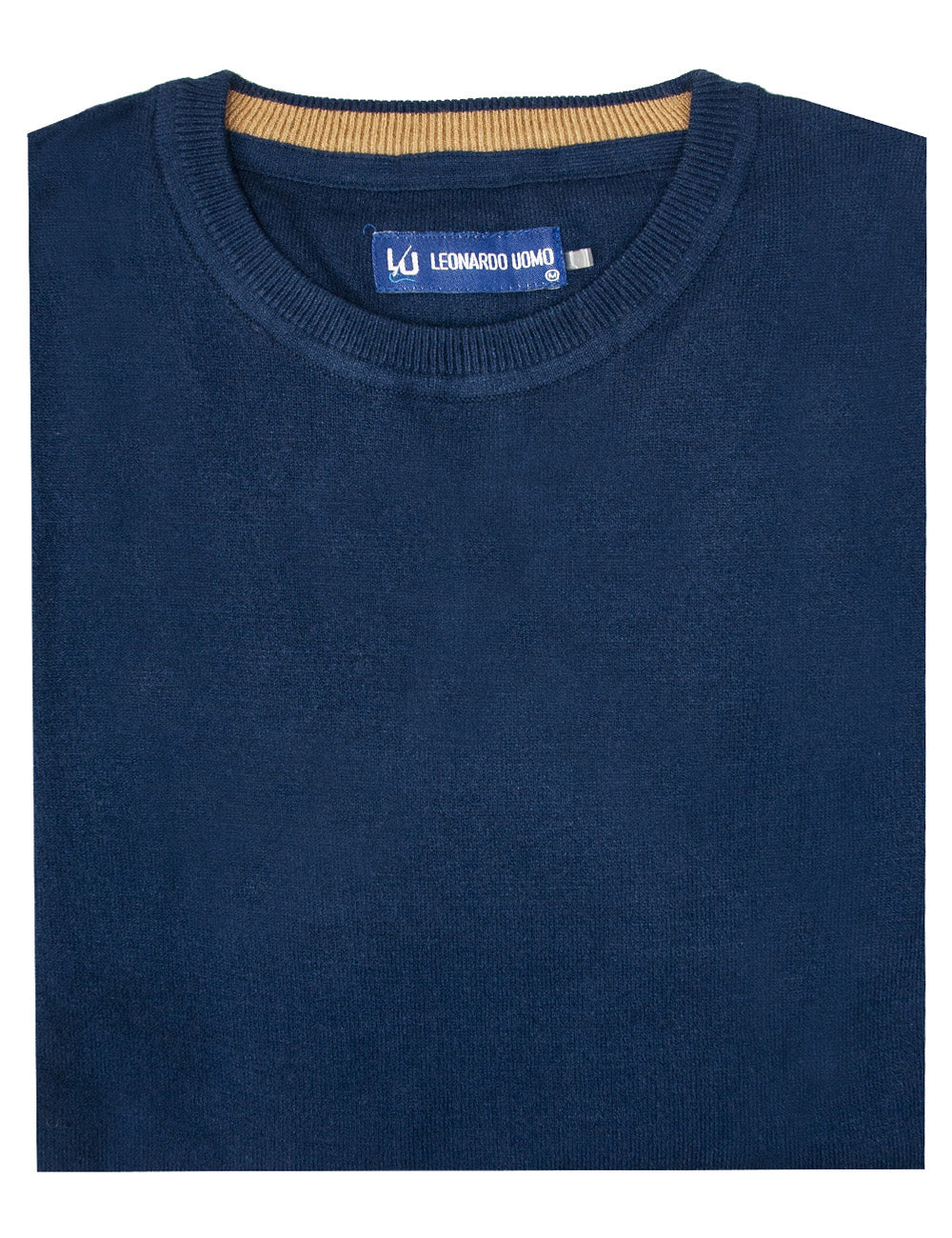 ΠΡΟΣΦΟΡΑ NAVY ΜΠΛΟΥΖΑ LEONARDO ΜΕ ΛΑΙΜΟΚΟΨΗ (02101/blue)