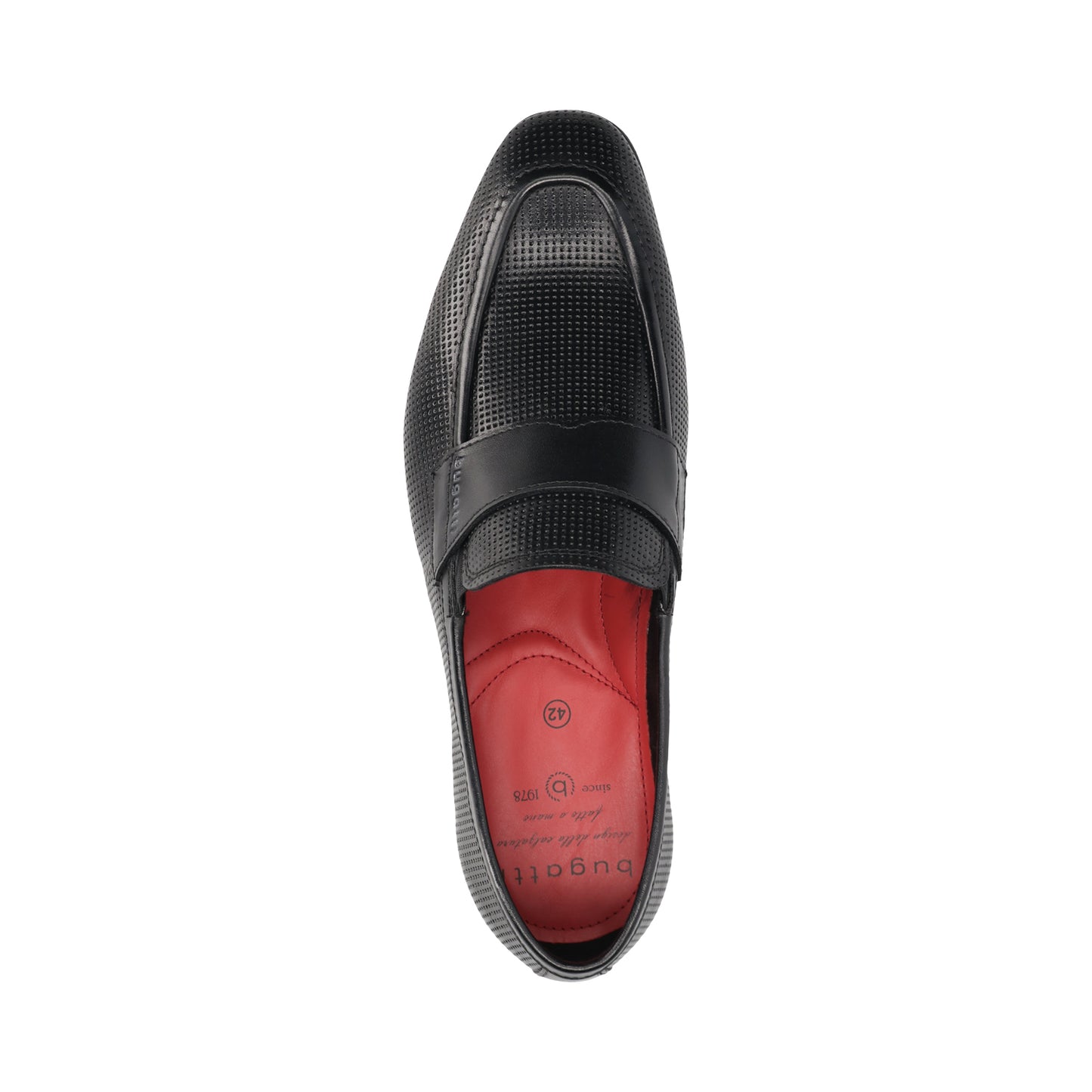 ΜΑΥΡΟ ΔΕΡΜΑΤΙΝΟ LOAFER BUGATTI (311-AJ560-1000)