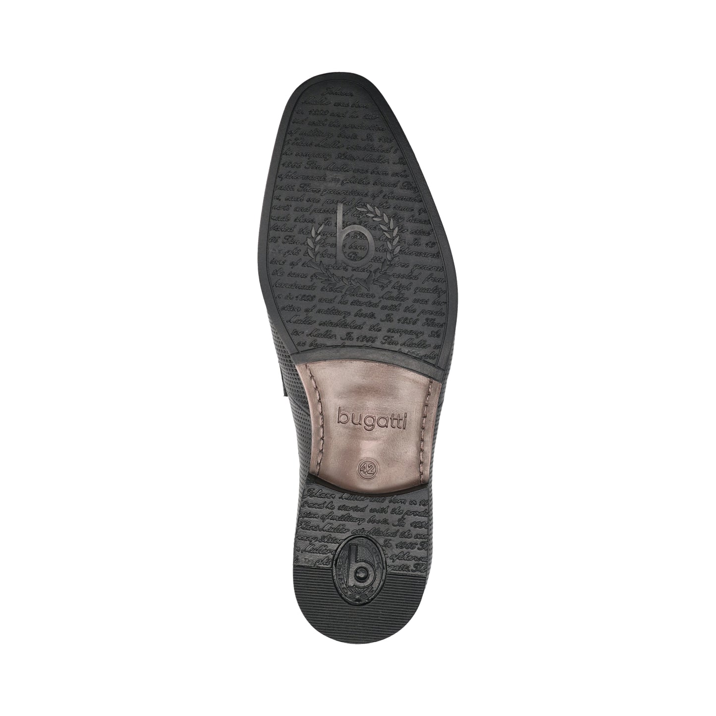 ΜΑΥΡΟ ΔΕΡΜΑΤΙΝΟ LOAFER BUGATTI (311-AJ560-1000)