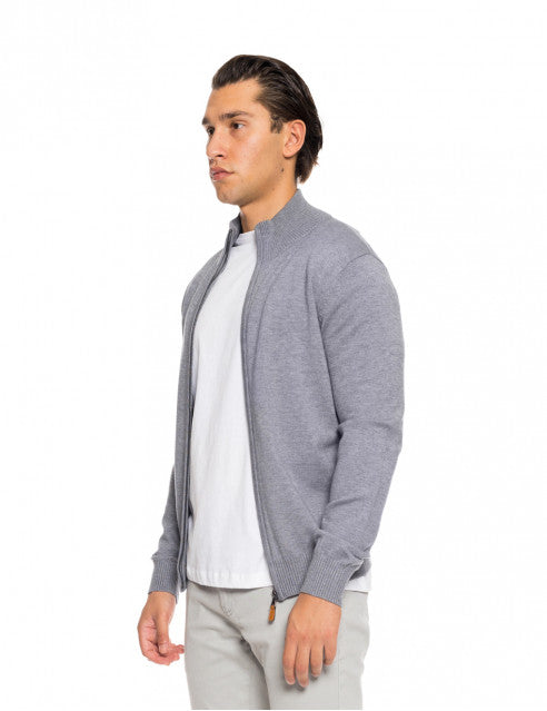 ΓΚΡΙ ΠΛΕΚΤΗ ΖΑΚΕΤΑ BISTON (52-206-001/dk grey)