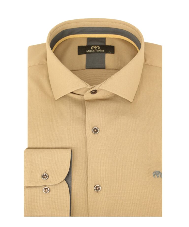 BEIGE ΠΟΥΚΑΜΙΣΟ MAKIS TSELIOS (B4035.6)