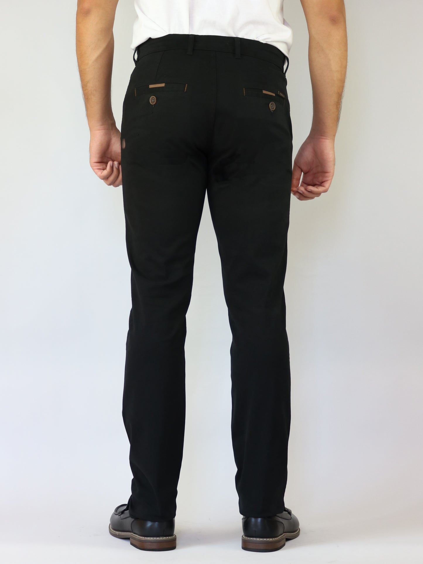 ΜΑΥΡΟ CHINOS ΠΑΝΤΕΛΟΝΙ TRIAL ΣΕ ΣΤΕΝΗ ΓΡΑΜΜΗ (23 TAYLOR)