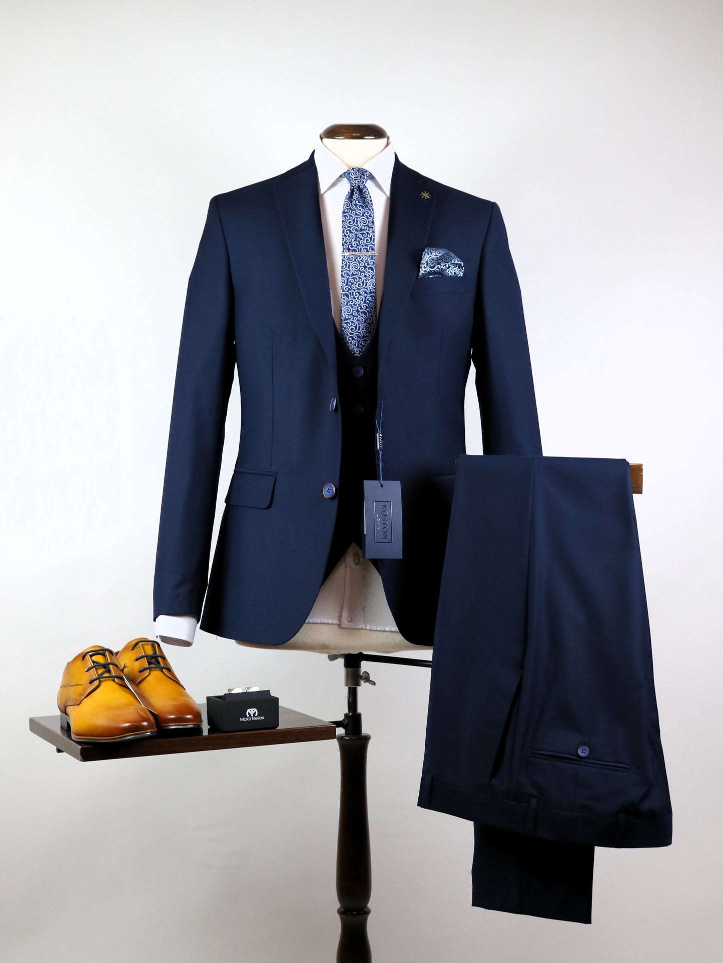 ΜΠΛΕ ΣΚΟΥΡΟ ΚΟΣΤΟΥΜΙ BOSTON (8015/6)