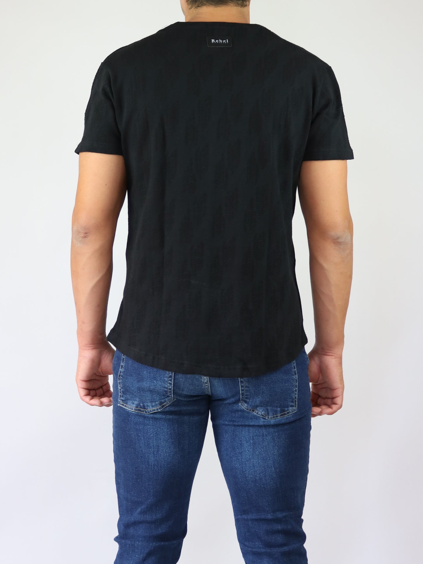 ΜΑΥΡΟ T-SHIRT REBEL (8009)
