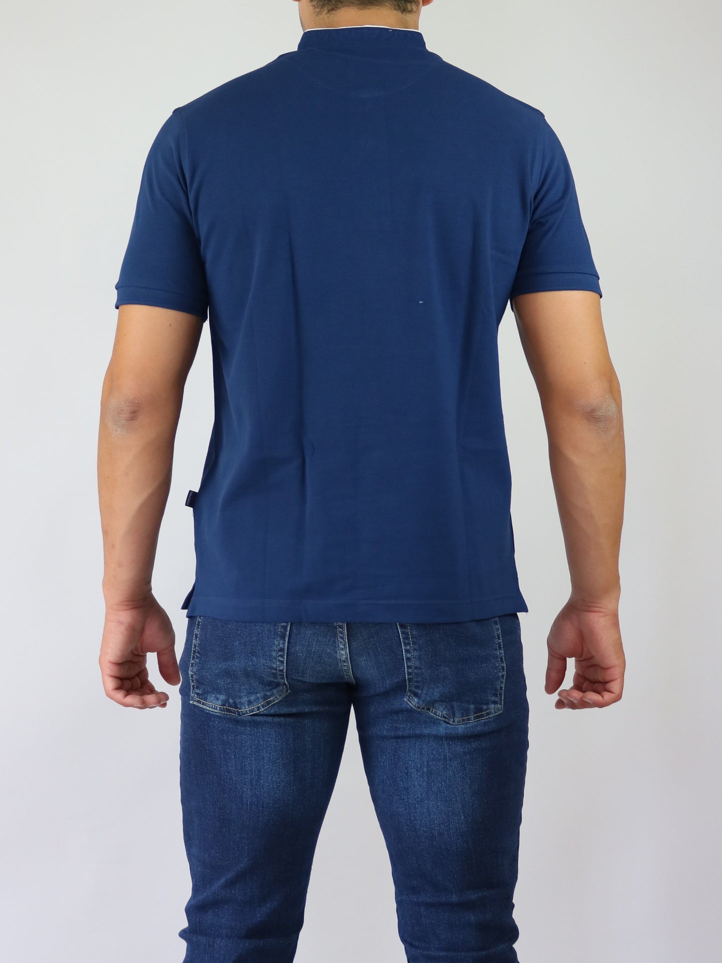 INDIGO POLO MAKIS TSELIOS ΜΕ ΜΑΟ ΓΙΑΚΑ (BΝ321.5)
