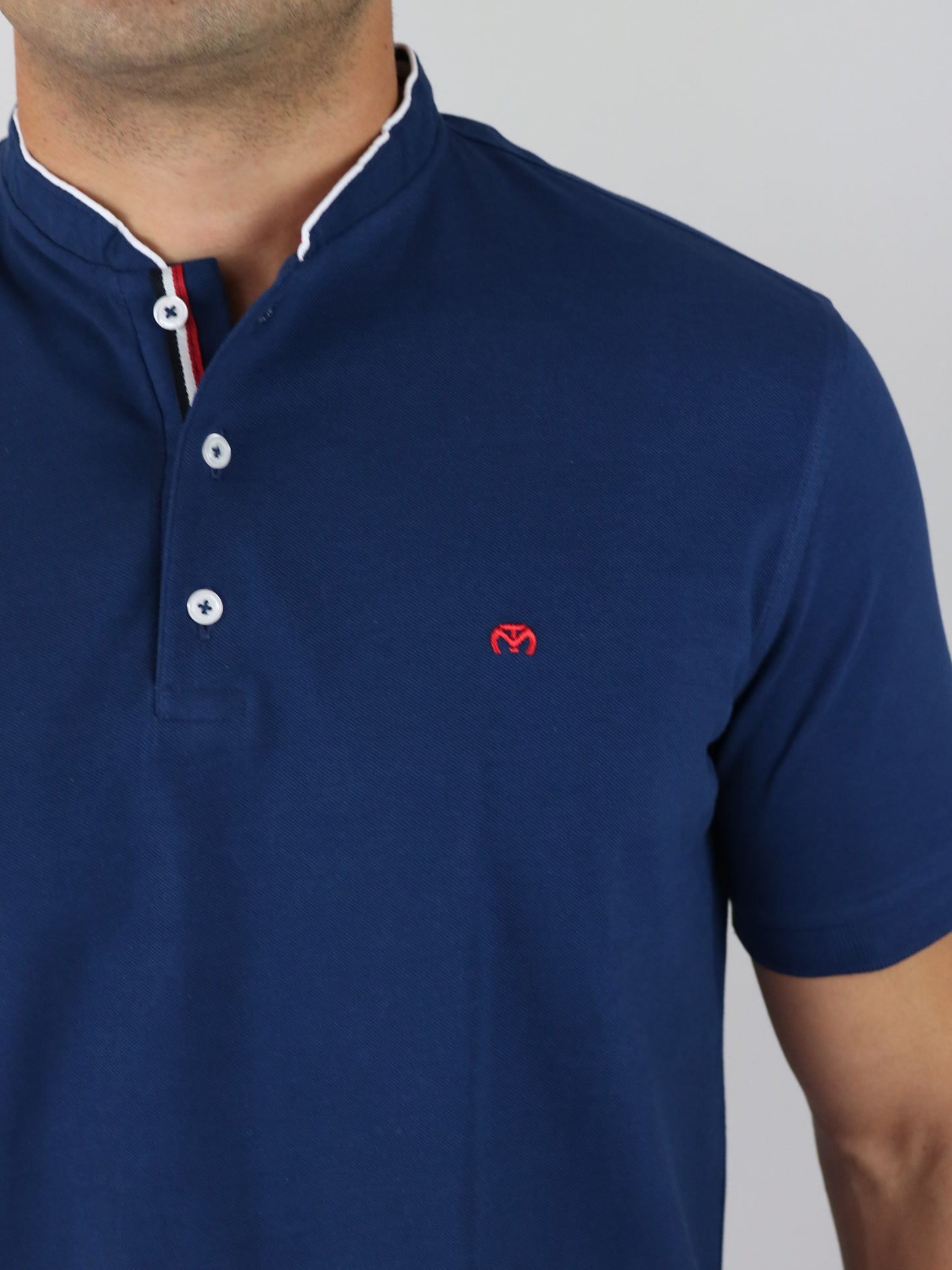 INDIGO POLO MAKIS TSELIOS ΜΕ ΜΑΟ ΓΙΑΚΑ (BΝ321.5)