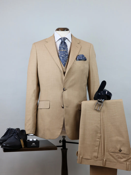 ΠΡΟΣΦΟΡΑ 3-PIECE BEIGE ΚΟΣΤΟΥΜΙ JOHN SMITH (30288/3 beige)