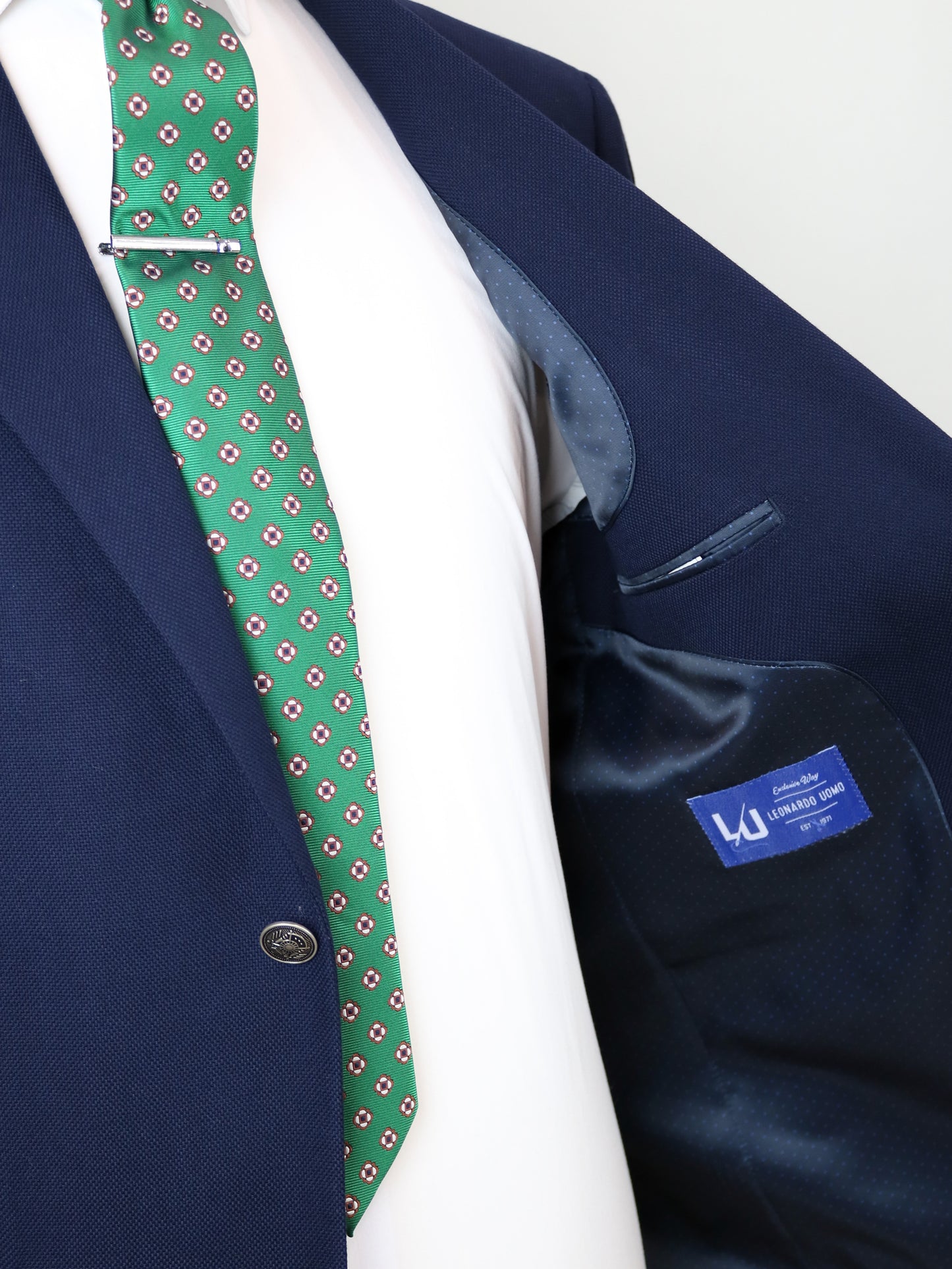 DARK BLUE BLAZER LEONARDO ΣΕ ΚΑΝΟΝΙΚΗ ΓΡΑΜΜΗ (090190130/16)