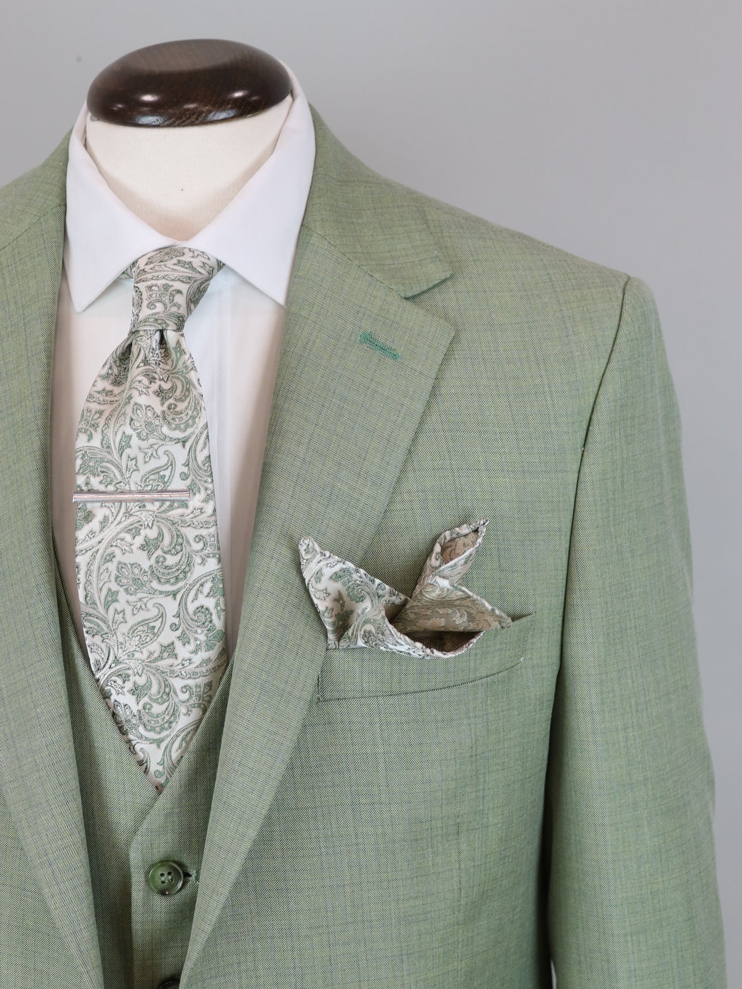 3-PIECE ΜΕΝΤΑ ΚΟΣΤΟΥΜΙ SLIM FIT (4303/green)