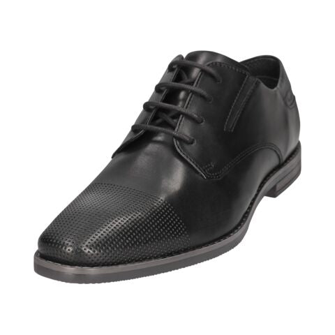 ΜΑΥΡΑ ΔΕΡΜΑΤΙΝΑ ΠΑΠΟΥΤΣΙΑ BUGATTI (311-ADJ03-4000 BLACK)