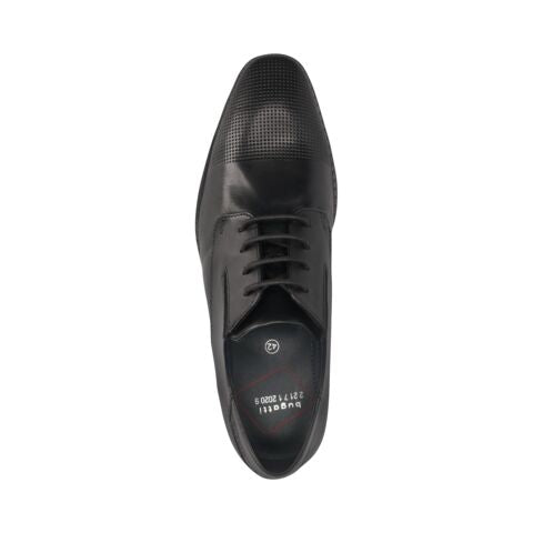ΜΑΥΡΑ ΔΕΡΜΑΤΙΝΑ ΠΑΠΟΥΤΣΙΑ BUGATTI (311-ADJ03-4000 BLACK)