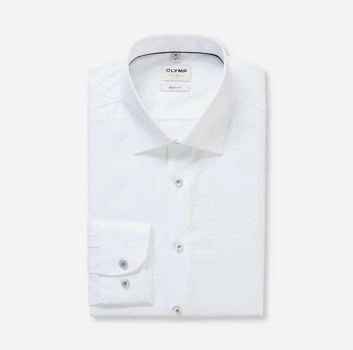 ΛΕΥΚΟ ΑΝΑΓΛΥΦΟ ΠΟΥΚΑΜΙΣΟ OLYMP SLIM FIT (2022/14/00)