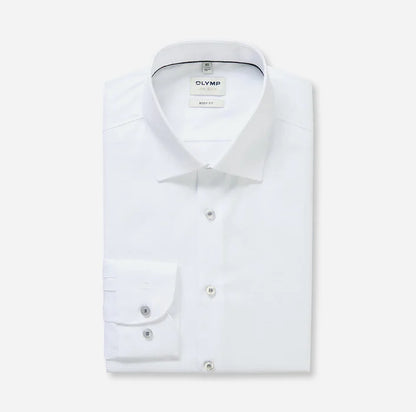 ΛΕΥΚΟ ΑΝΑΓΛΥΦΟ ΠΟΥΚΑΜΙΣΟ OLYMP SLIM FIT (2022/14/00)