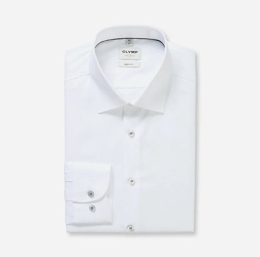 ΛΕΥΚΟ ΑΝΑΓΛΥΦΟ ΠΟΥΚΑΜΙΣΟ OLYMP SLIM FIT (2022/14/00)