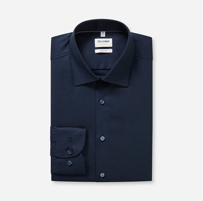 BLUE BLACK ΑΝΑΓΛΥΦΟ ΠΟΥΚΑΜΙΣΟ OLYMP SLIM FIT (2022/14/18)
