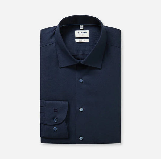 BLUE BLACK ΑΝΑΓΛΥΦΟ ΠΟΥΚΑΜΙΣΟ OLYMP SLIM FIT (2022/14/18)