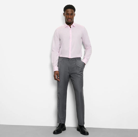 ΡΟΖ ΑΝΑΓΛΥΦΟ ΠΟΥΚΑΜΙΣΟ OLYMP SLIM FIT (2022/14/30)
