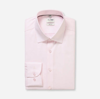 ΡΟΖ ΑΝΑΓΛΥΦΟ ΠΟΥΚΑΜΙΣΟ OLYMP SLIM FIT (2022/14/30)