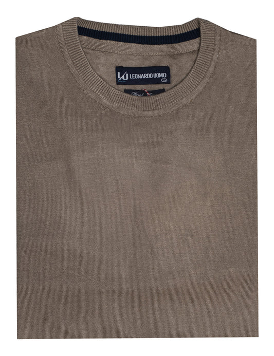 ΠΡΟΣΦΟΡΑ BEIGE ΜΠΛΟΥΖΑ LEONARDO ΜΕ ΛΑΙΜΟΚΟΨΗ (02101/beige)