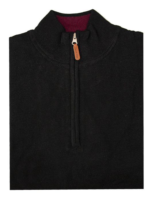 ΠΡΟΣΦΟΡΑ ΜΑΥΡΗ ΜΠΛΟΥΖΑ LEONARDO ΜΕ ΖΙΠ (02102/black)