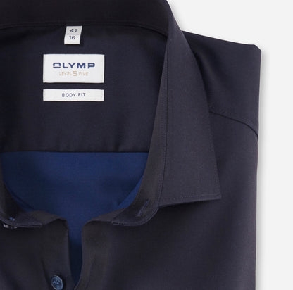 MIDNIGHT BLUE ΠΟΥΚΑΜΙΣΟ OLYMP LEVEL 5 - BODY FIT (2140/44/14)