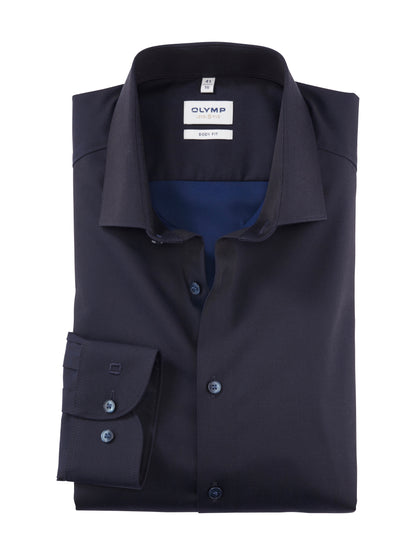 MIDNIGHT BLUE ΠΟΥΚΑΜΙΣΟ OLYMP LEVEL 5 - BODY FIT (2140/44/14)