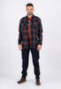 ΜΠΛΕ ΚΑΡΟ OVERSHIRT PRE END ΣΕ ΚΑΝΟΝΙΚΗ ΓΡΑΜΜΗ (dixon check/7073 dark denim)