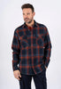 ΜΠΛΕ ΚΑΡΟ OVERSHIRT PRE END ΣΕ ΚΑΝΟΝΙΚΗ ΓΡΑΜΜΗ (dixon check/7073 dark denim)