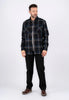 DARK NAVY ΚΑΡΟ OVERSHIRT PRE END ΣΕ ΚΑΝΟΝΙΚΗ ΓΡΑΜΜΗ (dixon check/7119 dark petrol)