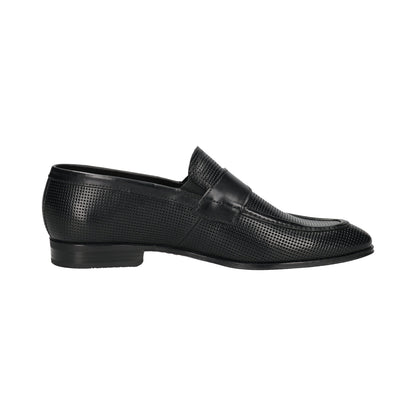 ΜΑΥΡΟ ΔΕΡΜΑΤΙΝΟ LOAFER BUGATTI (311-AJ560-1000)