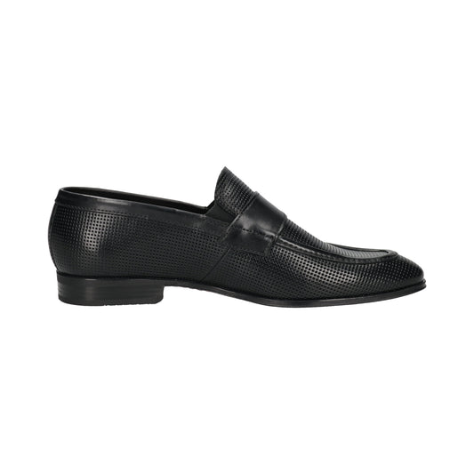 ΜΑΥΡΟ ΔΕΡΜΑΤΙΝΟ LOAFER BUGATTI (311-AJ560-1000)