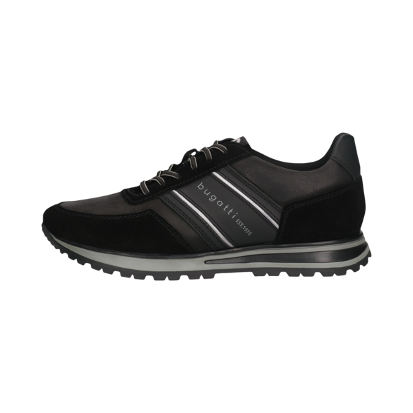 ΜΑΥΡΟ ΔΕΡΜΑΤΙΝΟ SNEAKER BUGATTI (331-AG806-1432-1010 black)