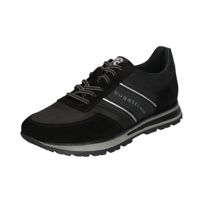 ΜΑΥΡΟ ΔΕΡΜΑΤΙΝΟ SNEAKER BUGATTI (331-AG806-1432-1010 black)