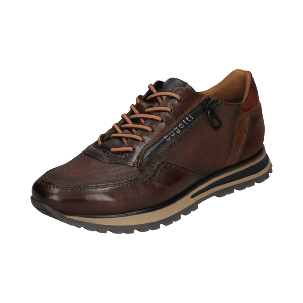 ΚΑΦΕ ΔΕΡΜΑΤΙΝΟ SNEAKER BUGATTI (331-AG809-4100-6000 brown)