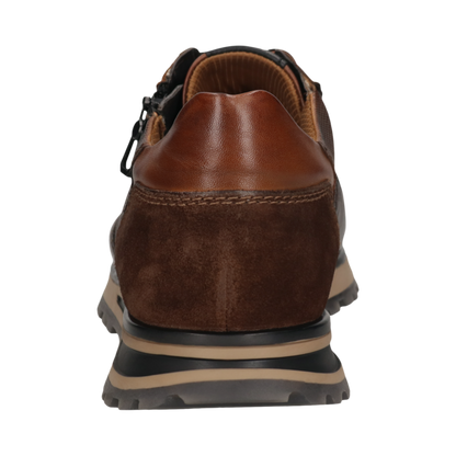 ΚΑΦΕ ΔΕΡΜΑΤΙΝΟ SNEAKER BUGATTI (331-AG809-4100-6000 brown)