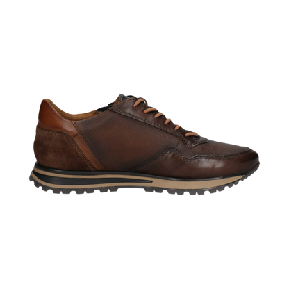 ΚΑΦΕ ΔΕΡΜΑΤΙΝΟ SNEAKER BUGATTI (331-AG809-4100-6000 brown)