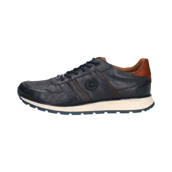 NAVY ΔΕΡΜΑΤΙΝΟ SNEAKER BUGATTI (331-APA03-4100-4100 dark blue)