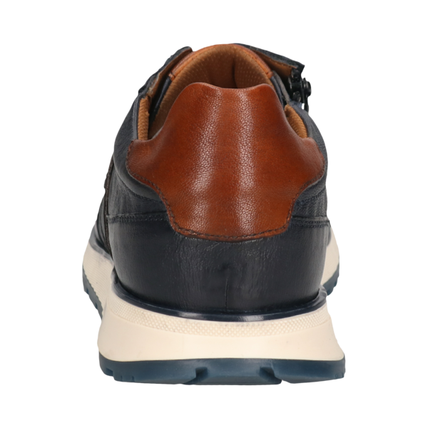 NAVY ΔΕΡΜΑΤΙΝΟ SNEAKER BUGATTI (331-APA03-4100-4100 dark blue)