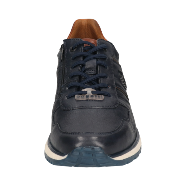 NAVY ΔΕΡΜΑΤΙΝΟ SNEAKER BUGATTI (331-APA03-4100-4100 dark blue)