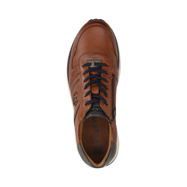CAMEL ΔΕΡΜΑΤΙΝΟ SNEAKER BUGATTI (331-APA03-4100-6300 cognac)