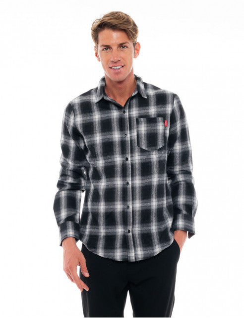 ΜΑΥΡΟ ΚΑΡΟ ΦΑΝΕΛΕΝΙΟ ΠΟΥΚΑΜΙΣΟ SPLENDID (48-203-006/black check)