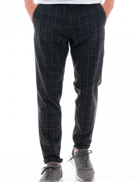 ΓΚΡΙ ΚΑΡΟ ΠΑΝΤΕΛΟΝΙ SPLENDID (48-241-006/grey checked)