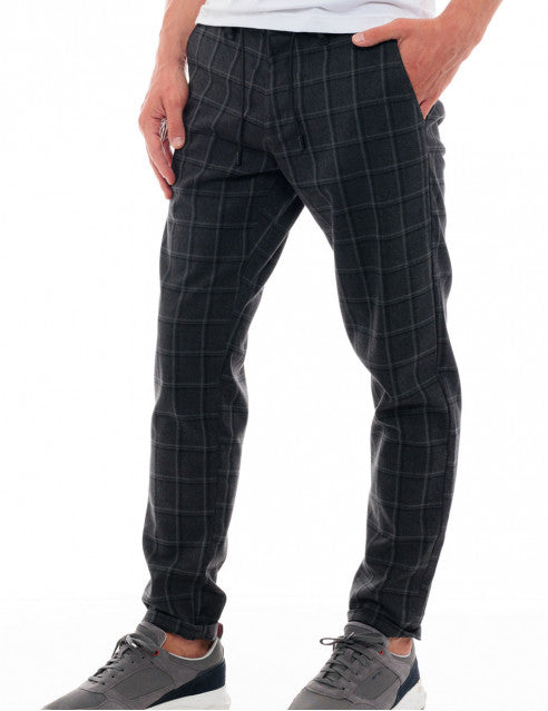 ΓΚΡΙ ΚΑΡΟ ΠΑΝΤΕΛΟΝΙ SPLENDID (48-241-006/grey checked)