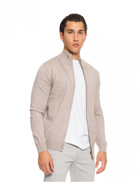 BEIGE ΠΛΕΚΤH ΖΑΚΕΤΑ BISTON (52-206-001/beige)