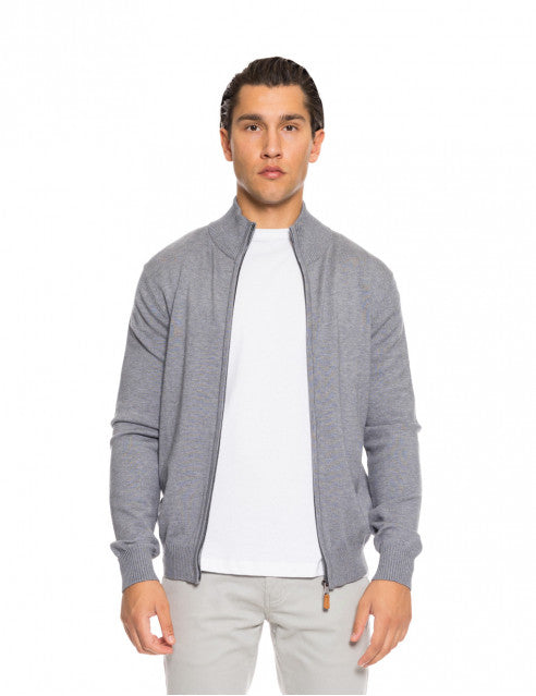ΓΚΡΙ ΠΛΕΚΤΗ ΖΑΚΕΤΑ BISTON (52-206-001/dk grey)
