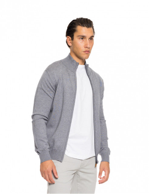 ΓΚΡΙ ΠΛΕΚΤΗ ΖΑΚΕΤΑ BISTON (52-206-001/dk grey)