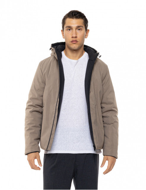 BEIGE/ΜΑΥΡΟ ΜΠΟΥΦΑΝ BISTON ΔΙΠΛΗΣ ΟΨΗΣ (54-201-020)