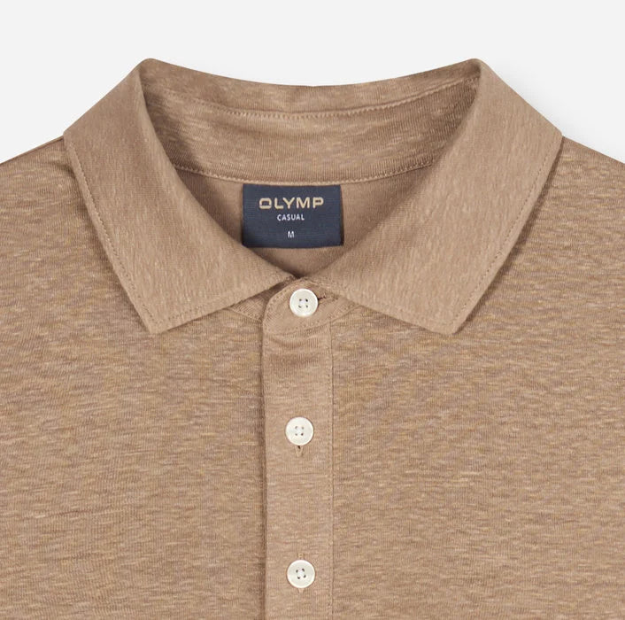 BEIGE ΛΙΝΗ ΜΠΛΟΥΖΑ POLO OLYMP (5430/12/22)