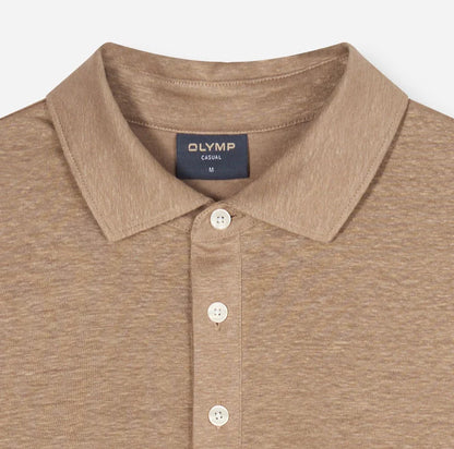 BEIGE ΛΙΝΗ ΜΠΛΟΥΖΑ POLO OLYMP (5430/12/22)