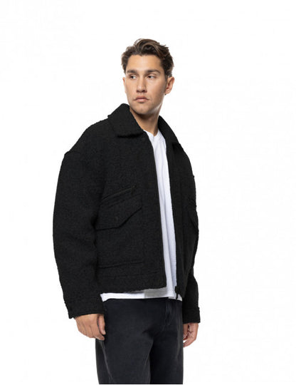 ΜΑΥΡΟ ΚΟΝΤΟ ΜΠΟΥΚΛΕ JACKET BISTON (56-201-001)